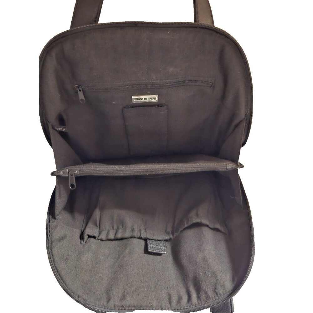 Giani Bernnini handbag, black leather - Picture 5 of 6
